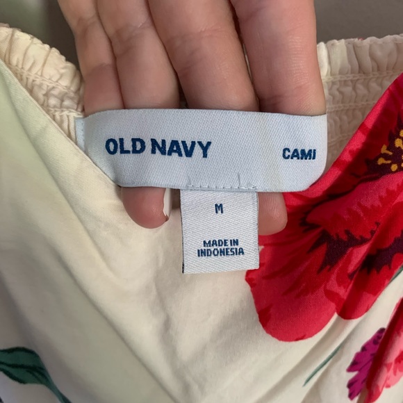 White flower short tank top spring / summer dress - Picture 3 of 3